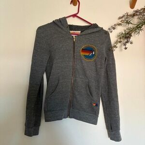 Aviator Nation Youth Zip Hoodie – Size 14 (YOUTH)